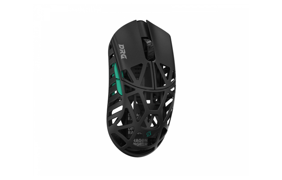 WL DRG Beast Mini Magnesium Gaming Mouse - Side Slits - Black (OMRON Opticals)